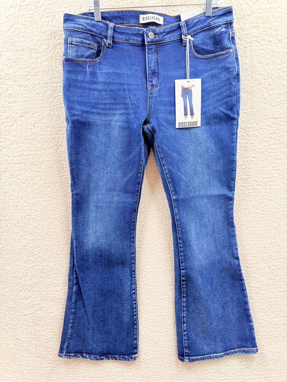 Disclosure Women’s Bootcut Blue Jeans Sz 17/33 NWT